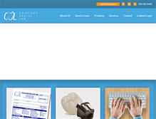 Tablet Screenshot of concorddentallab.com